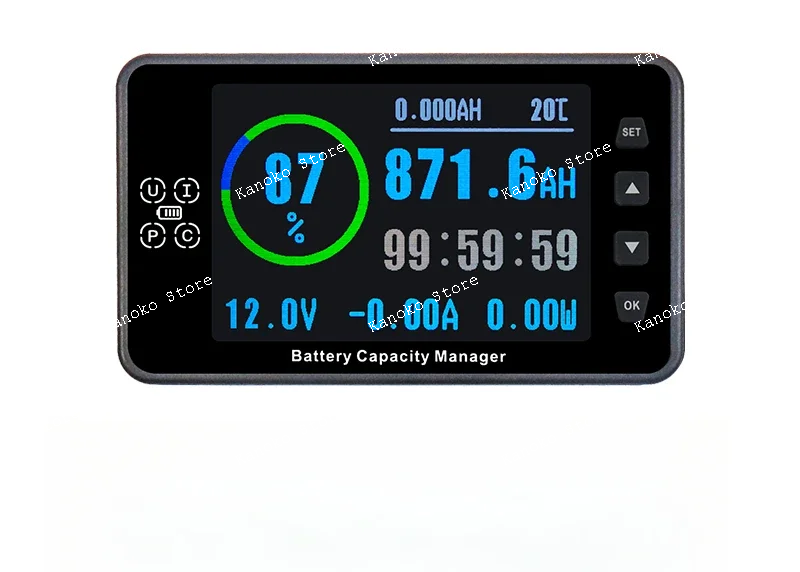 Cullen meter battery display bidirectional measurement lithium battery capacity lead-acid battery car Bluetooth meter
Cullen meter battery display bidirectional measurement lithium battery capacity lead-acid battery car Bluetooth meter