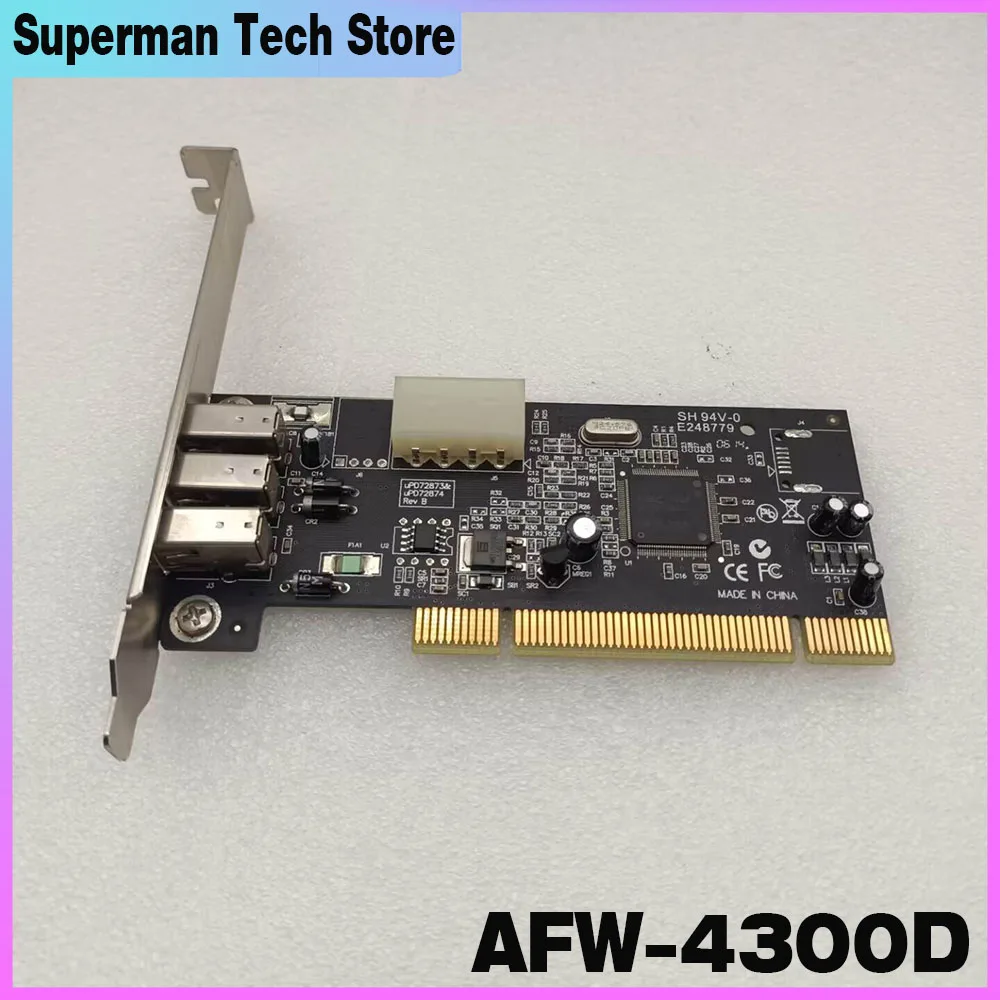 AFW-4300D For Advantech AFW-4300D SH94V-0E248779 Industrial Camera Vision Acquisition card 1394B AFW-4300
AFW-4300D For Advantech AFW-4300D SH94V-0E248779 Industrial Camera Vision Acquisition card 1394B AFW-4300