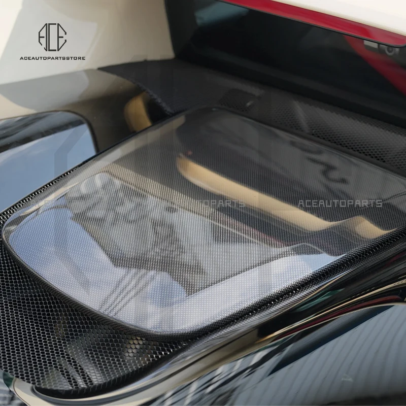 Dry Carbon Fiber Engine Room Protection Cover For Ferrari 296GTB OEM Engine Rear Hood Cover TrimPanel Guard Modification Parts
Dry Carbon Fiber Engine Room Protection Cover For Ferrari 296GTB OEM Engine Rear Hood Cover TrimPanel Guard Modification Parts