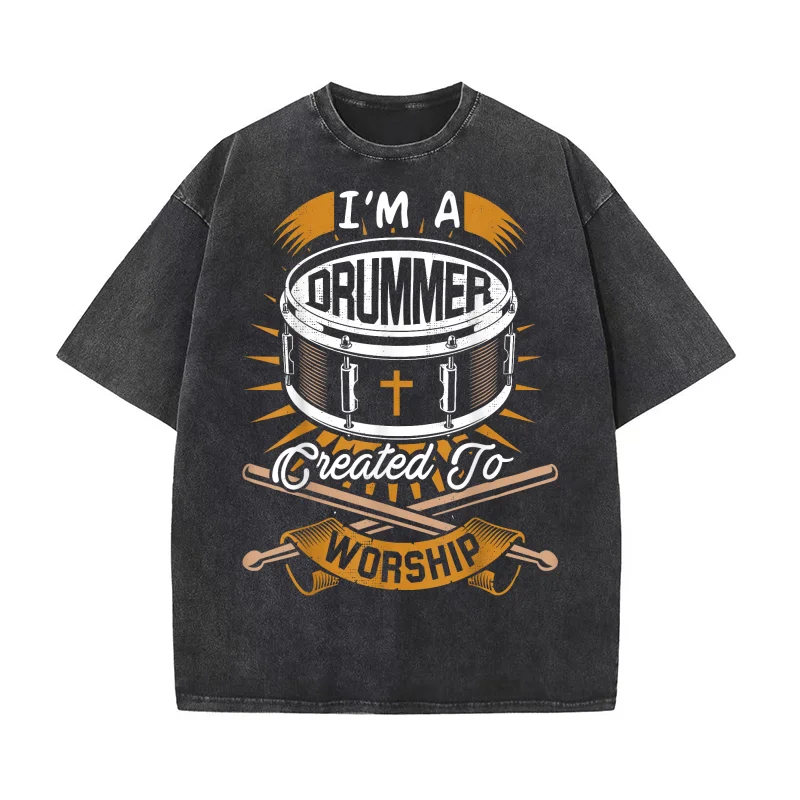 Christian Drummer Gift Idea for Drummers Who Rock God Pure Cotton T-shirt For Man Oversized Art Graphic Clothing Printed
Christian Drummer Gift Idea for Drummers Who Rock God Pure Cotton T-shirt For Man Oversized Art Graphic Clothing Printed