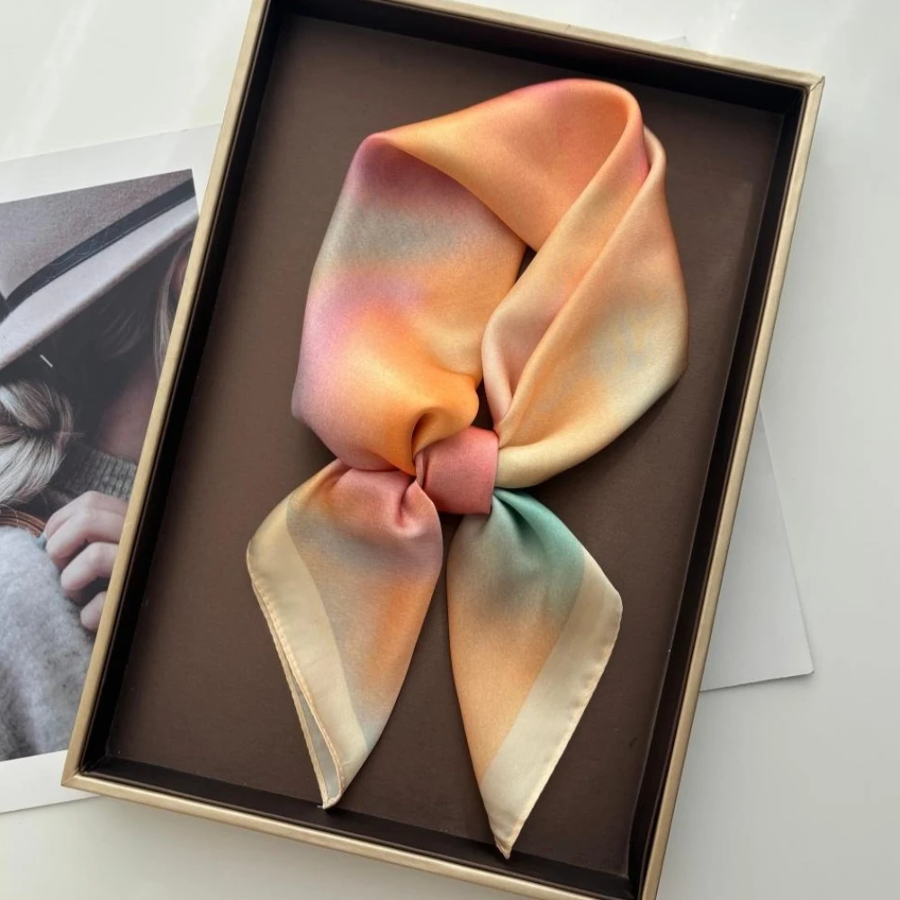 Luxury Square Scarf For Women Elegant Ladies Hijab Soft Stain Neckerchief Bandanas Fashion Color Print Faux Silk Scarves Shawl
Luxury Square Scarf For Women Elegant Ladies Hijab Soft Stain Neckerchief Bandanas Fashion Color Print Faux Silk Scarves Shawl