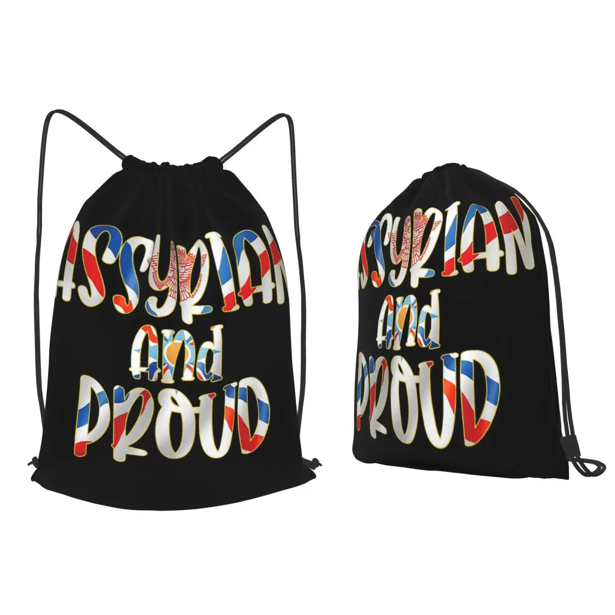 Luxury Assyrian Suryoyo Flag Backpacks Portable Drawstring Bags Sports Bag Book Bags for Man Woman School
Luxury Assyrian Suryoyo Flag Backpacks Portable Drawstring Bags Sports Bag Book Bags for Man Woman School