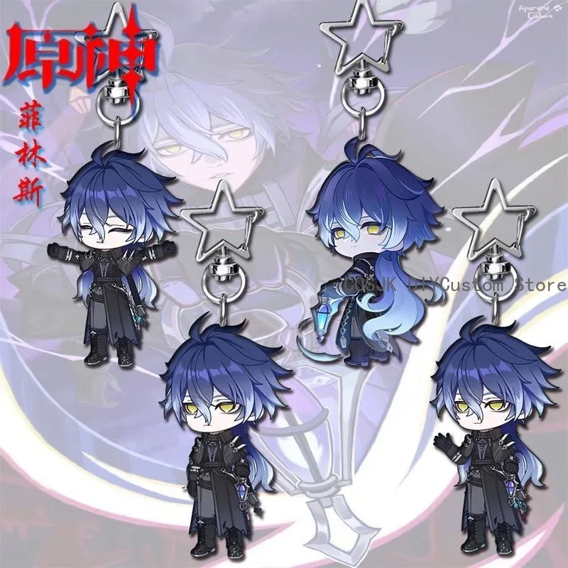 Genshin Impact Kyryll Chudomirovich Flins Q-version Star KeyChain Key Chain Pendant Kawaii Figure Acrylic Keyring Xmas Gifts
Genshin Impact Kyryll Chudomirovich Flins Q-version Star KeyChain Key Chain Pendant Kawaii Figure Acrylic Keyring Xmas Gifts