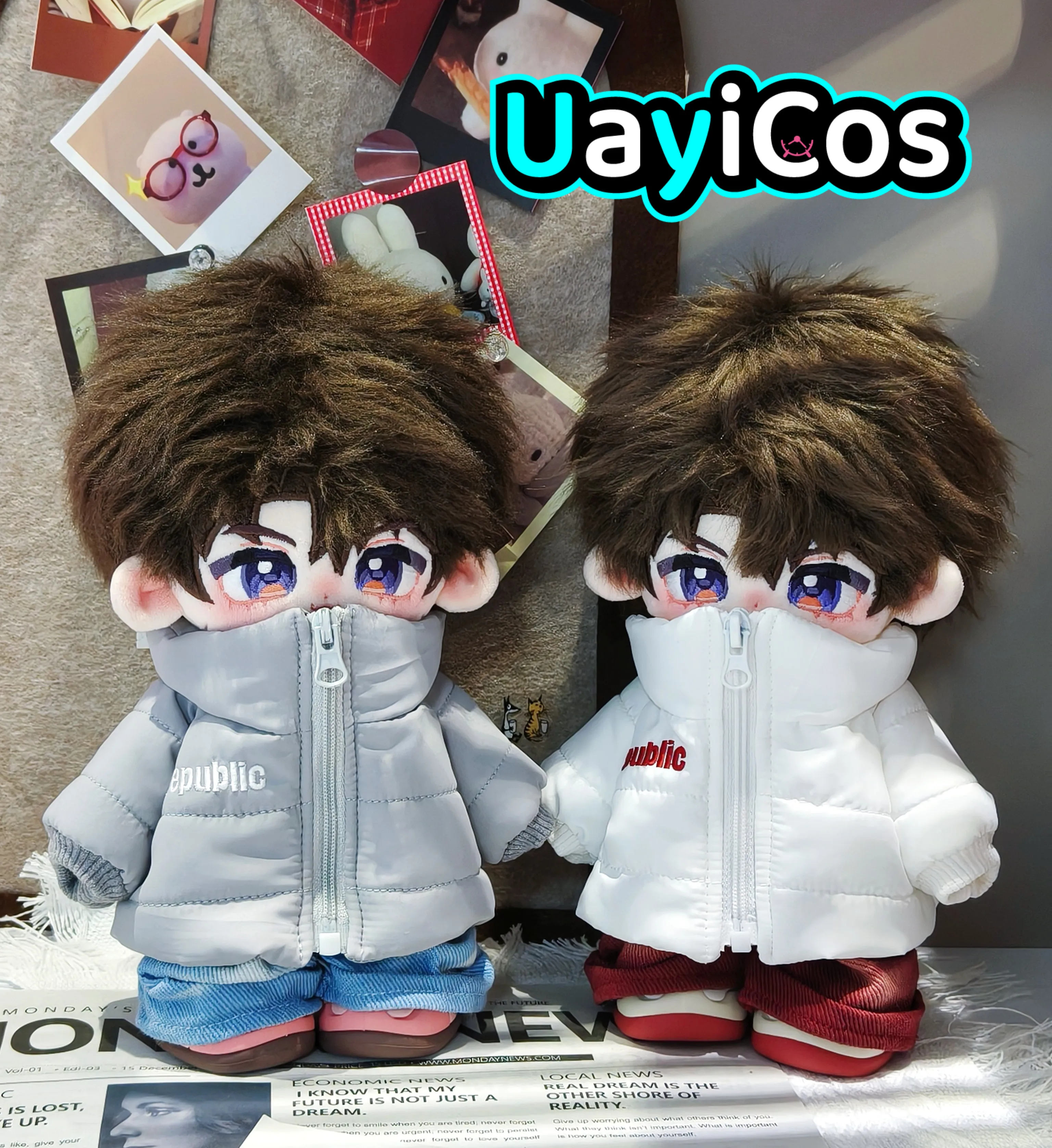 In Stock 20cm 25cm 30cm Doll Clothes Coat Jacket Sweater Leather Bag Ski Goggles Clothing Costume Suit Doll Anime Game Toy Kids
In Stock 20cm 25cm 30cm Doll Clothes Coat Jacket Sweater Leather Bag Ski Goggles Clothing Costume Suit Doll Anime Game Toy Kids