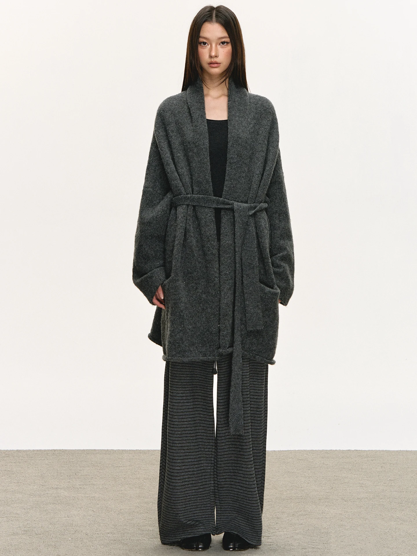 Anna Aneae Lazy Sle Long Sweater Cardigan Women's Spring Autumn Soft Plump ey Belted Waist Top Loose Fit Online Exclusive
Anna Aneae Lazy Sle Long Sweater Cardigan Women's Spring Autumn Soft Plump ey Belted Waist Top Loose Fit Online Exclusive