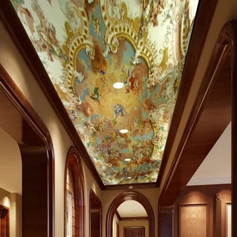 Custom Photo Mural Wall Paper European Style 3D Embossed Palace Painting Hotel Living Room Ceiling Luxury Wallpaper Papel Mural
Custom Photo Mural Wall Paper European Style 3D Embossed Palace Painting Hotel Living Room Ceiling Luxury Wallpaper Papel Mural