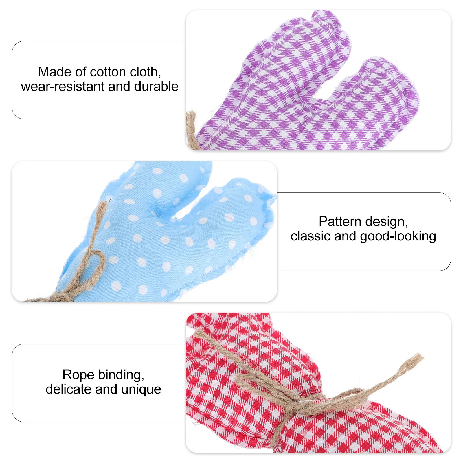 6 Pcs Fabric Rabbit Decoration Easter Cloth Adorn Decorations Decors Art Adorns Elements Theme Bunny Gift Choice
6 Pcs Fabric Rabbit Decoration Easter Cloth Adorn Decorations Decors Art Adorns Elements Theme Bunny Gift Choice