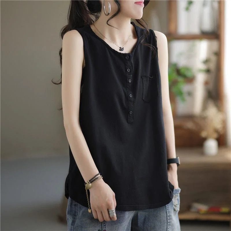 plus Size 300 Pounds Women's Casual Sleeveless Vest Summer Top Loose Versatile Inner Wear Korean Style Sweet Style
plus Size 300 Pounds Women's Casual Sleeveless Vest Summer Top Loose Versatile Inner Wear Korean Style Sweet Style