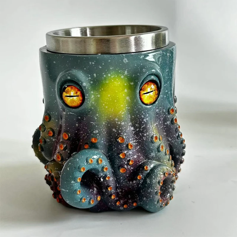 Strange Octopus Shaped Stainless Steel Beer Mug Rare Marine Animals Gothic Home Party Bar Whiskey Cocktail Cup Christmas Gift
Strange Octopus Shaped Stainless Steel Beer Mug Rare Marine Animals Gothic Home Party Bar Whiskey Cocktail Cup Christmas Gift
