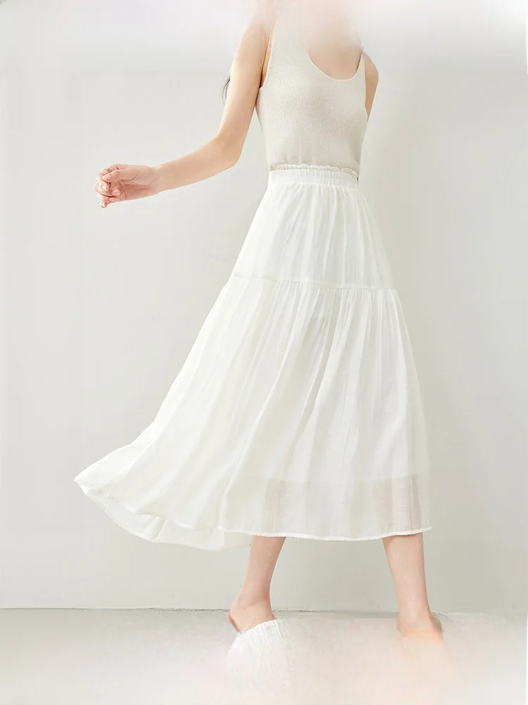 Женская повседневная юбка-миди А-силуэта для похудения, с эластичной талией, из нейлоновой ткани, осенняя новинка, модная юбка
Женская повседневная юбка-миди А-силуэта для похудения, с эластичной талией, из нейлоновой ткани, осенняя новинка, модная юбка