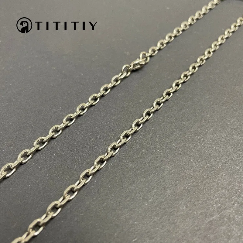 3.5mm Pure Titanium Necklace Ultra-Lightweight Hypoallergenic Ti-Angle Chain Necklace for Men Women Sturdy Chains Birthday Gift
3.5mm Pure Titanium Necklace Ultra-Lightweight Hypoallergenic Ti-Angle Chain Necklace for Men Women Sturdy Chains Birthday Gift