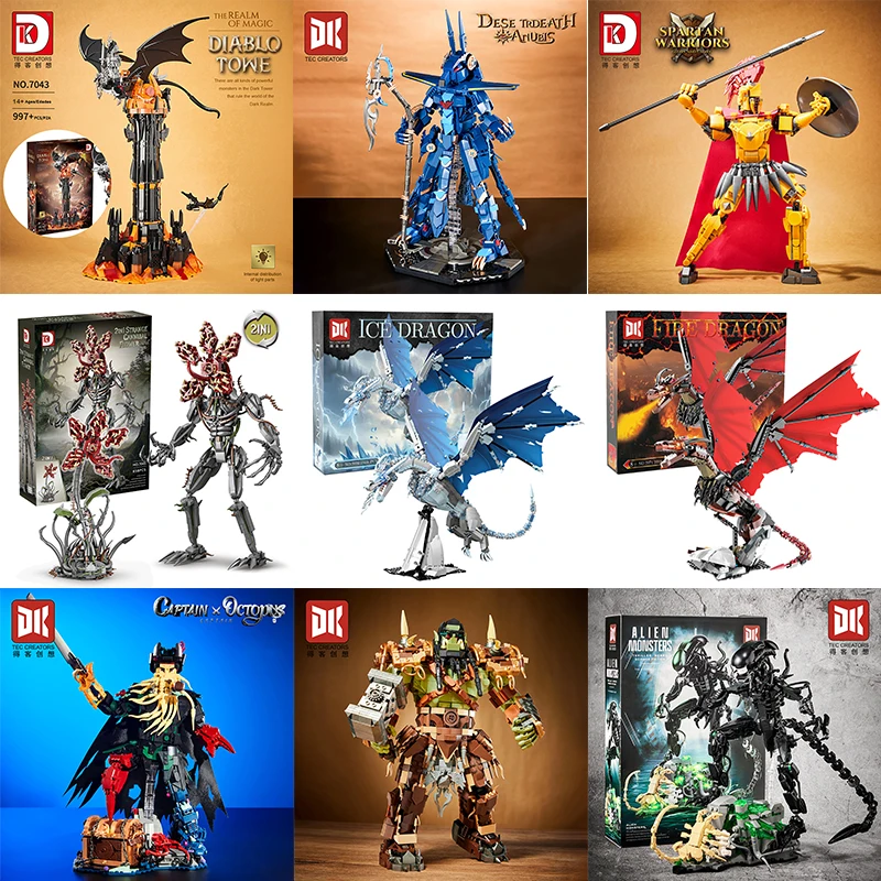 MOC Mechanical Animals Building Blocks Model Raven Sniffer Monster Fantasy Movie Figure Bricks Assembly Toy Ornaments Kids Gift
MOC Mechanical Animals Building Blocks Model Raven Sniffer Monster Fantasy Movie Figure Bricks Assembly Toy Ornaments Kids Gift