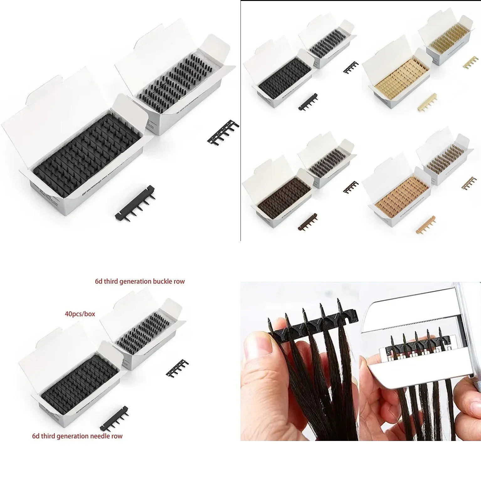 3ND Third Generation 6D Hair Extension Machine Accessories 6D Buckle Row And Needle Row Easy To Use
3ND Third Generation 6D Hair Extension Machine Accessories 6D Buckle Row And Needle Row Easy To Use