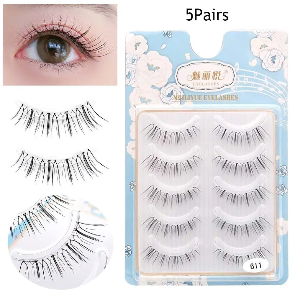 5 Pairs Of False Eyelashes Transparent Strip Cross U Shape False Eyelashes Lash Extension Eye Makeup Supplies Natural Fairy Lash
5 Pairs Of False Eyelashes Transparent Strip Cross U Shape False Eyelashes Lash Extension Eye Makeup Supplies Natural Fairy Lash