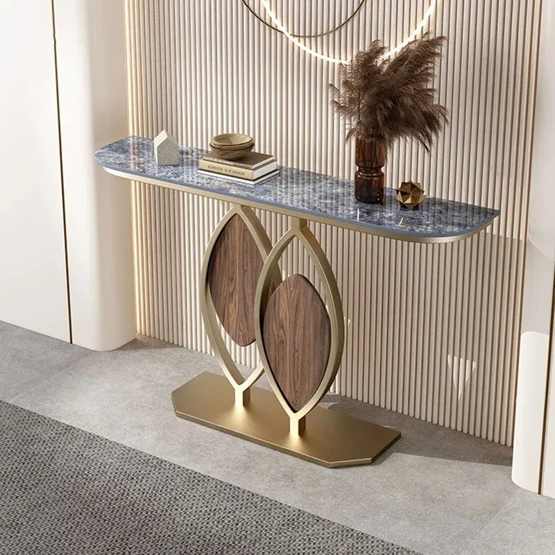 Luxury Slate Creative Console Tables Hallway Entrance Table for Italian Living Room Furniture Wall Semi-circular Porch Cabinet L
Luxury Slate Creative Console Tables Hallway Entrance Table for Italian Living Room Furniture Wall Semi-circular Porch Cabinet L