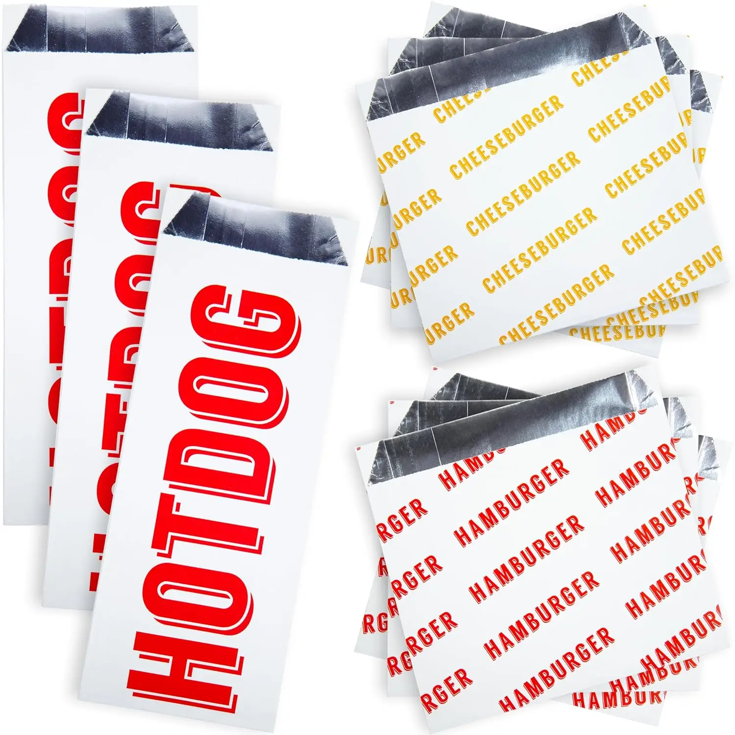Retro Grease-Proof Food Wrapper 75 Pack for Hamburger, Cheeseburger, Hot Dog, BBQ Foil Paper for Themed Party
Retro Grease-Proof Food Wrapper 75 Pack for Hamburger, Cheeseburger, Hot Dog, BBQ Foil Paper for Themed Party