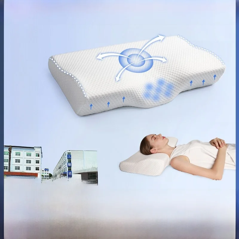 Memory Foam Neck Support Pillow Non-Sagging Slow Recovery for Hotel Homestay Travelers Neck Protection Comforter Bedding
Memory Foam Neck Support Pillow Non-Sagging Slow Recovery for Hotel Homestay Travelers Neck Protection Comforter Bedding