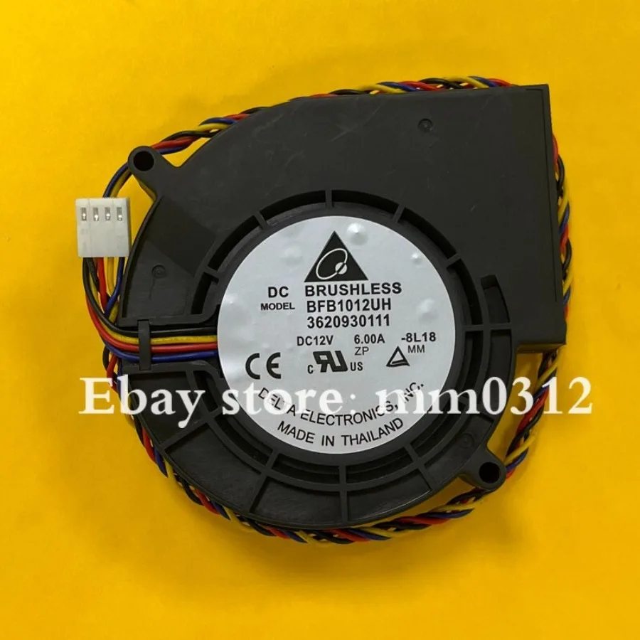 For Delta BFB1012UH 12V 6A 4-Pin High Power Blower Turbo Cooling Fan
For Delta BFB1012UH 12V 6A 4-Pin High Power Blower Turbo Cooling Fan