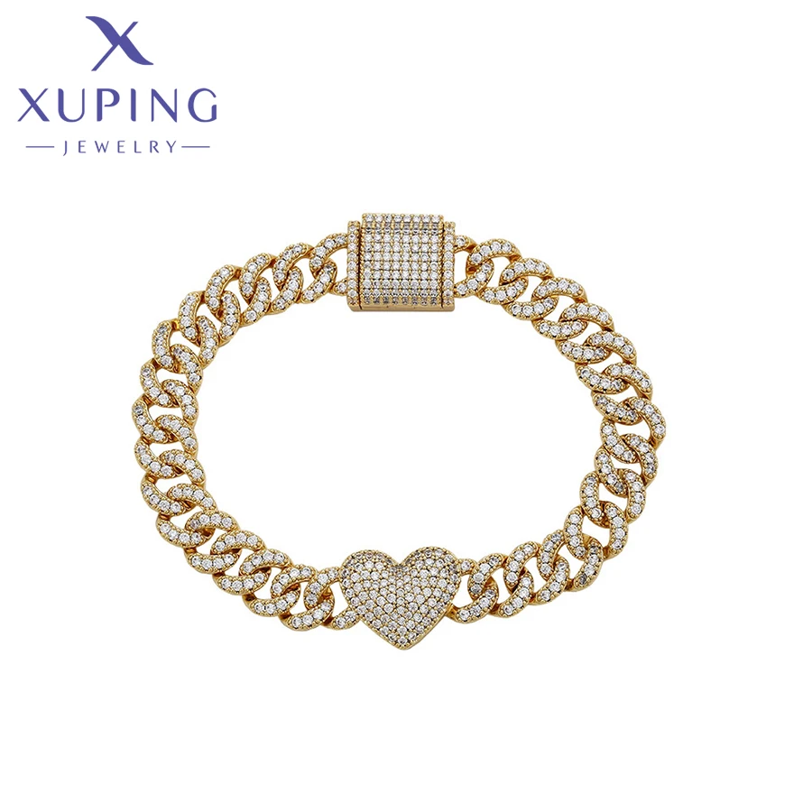 Xuping Jewelry New Arrival Charm Heart Luxury Style Fashion Popular Women Bracelet with Light Gold Color X000712063
Xuping Jewelry New Arrival Charm Heart Luxury Style Fashion Popular Women Bracelet with Light Gold Color X000712063