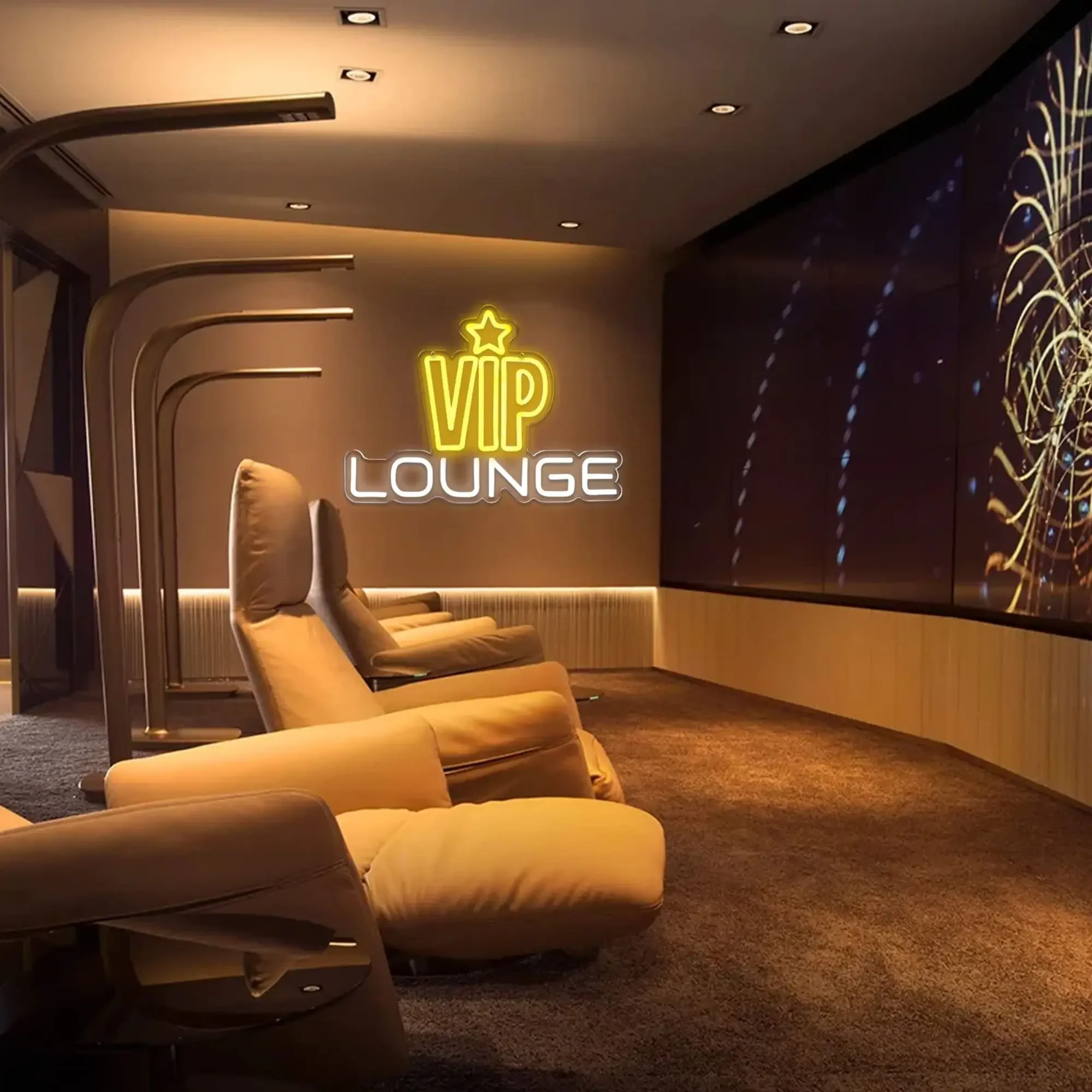 VIP LOUNGE Neon Sign Acrylic LED Neon Light for Bedroom Man Cave Coffee Shop Cafe Dining Room Party Wall Decor Gift for Friend
VIP LOUNGE Neon Sign Acrylic LED Neon Light for Bedroom Man Cave Coffee Shop Cafe Dining Room Party Wall Decor Gift for Friend