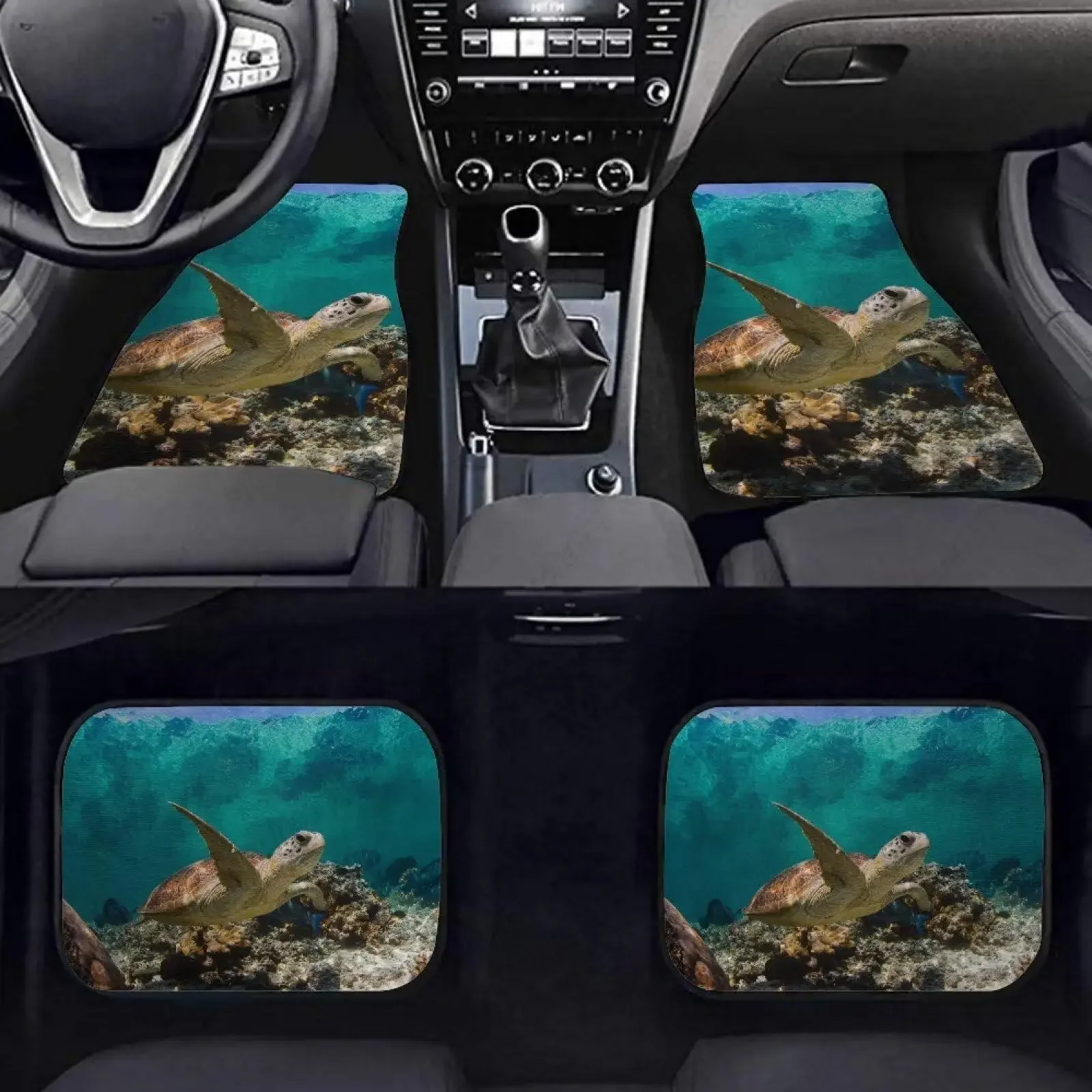 Sea Turtle Carpet Floor Mats for Car Auto Universal Fit -Front & Rear Automotive Floor Mats
Sea Turtle Carpet Floor Mats for Car Auto Universal Fit -Front & Rear Automotive Floor Mats