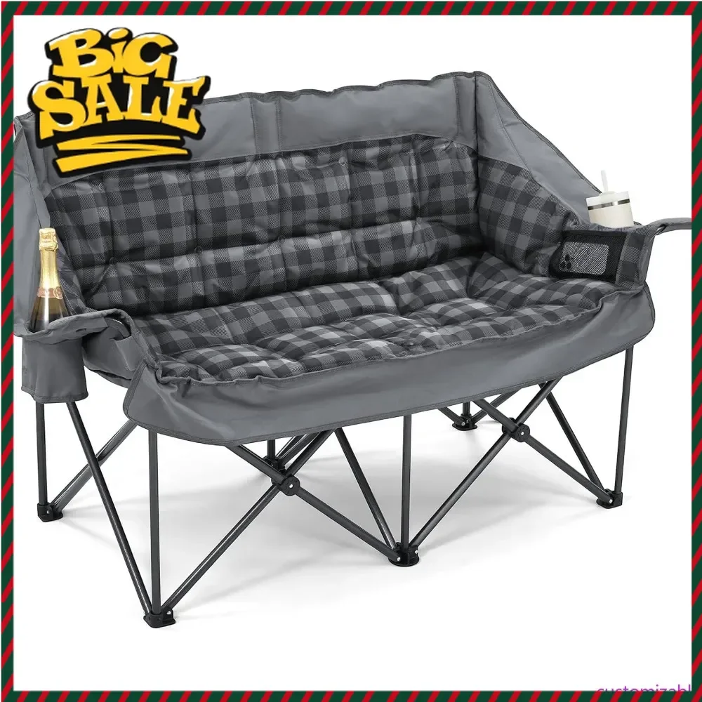 Hot salesCustomizable Double Camping Chairs Padded Loveseat Chair for 2 Person - Heavy Duty Oversized Camping Couch for Adults O
Hot salesCustomizable Double Camping Chairs Padded Loveseat Chair for 2 Person - Heavy Duty Oversized Camping Couch for Adults O