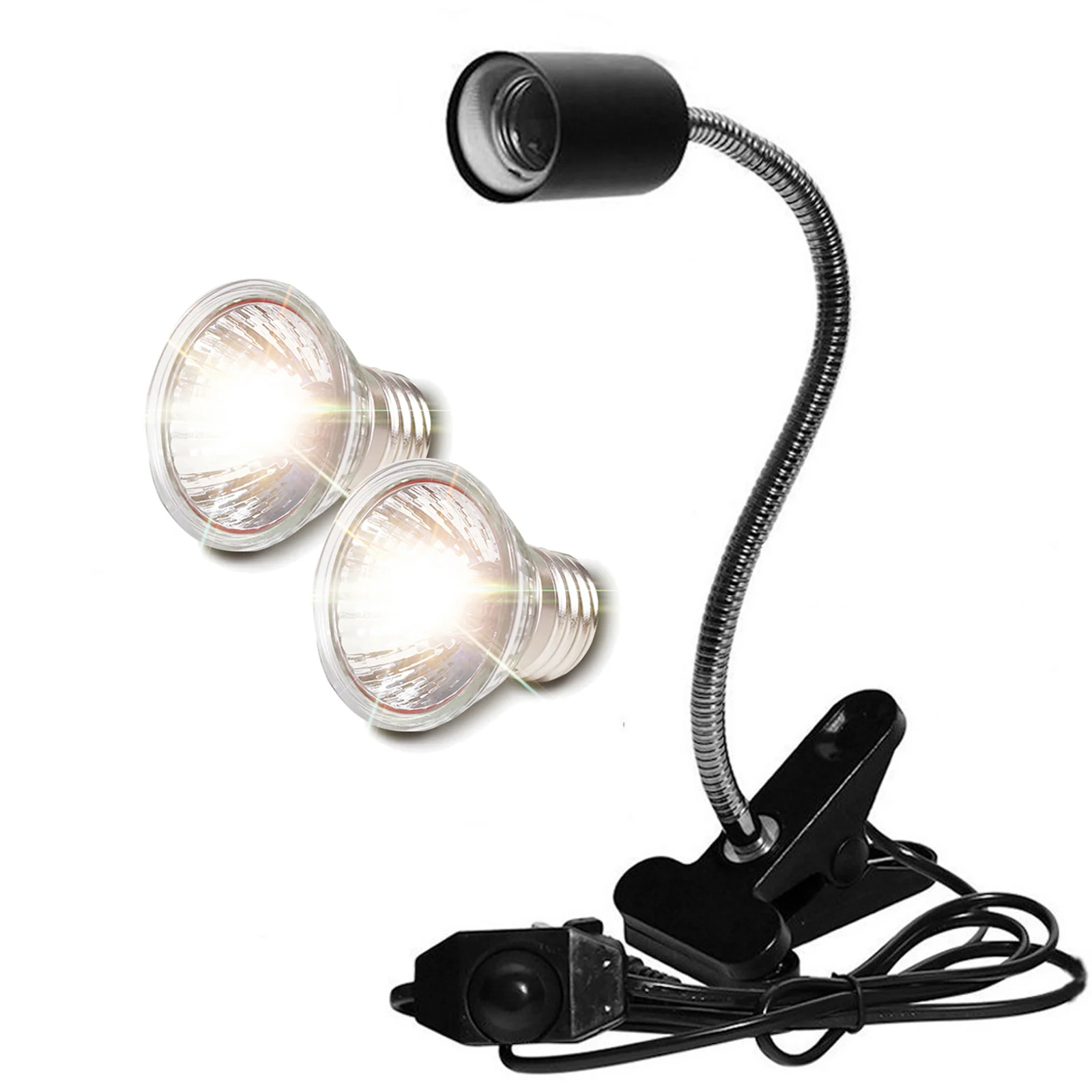 2pcs UVA+UVB 3.0 Reptile Bulb kit with Clip-on Lamp Holder Turtle Basking UV Heating Lamp Kit Tortoises Light Lizards Lighting
2pcs UVA+UVB 3.0 Reptile Bulb kit with Clip-on Lamp Holder Turtle Basking UV Heating Lamp Kit Tortoises Light Lizards Lighting