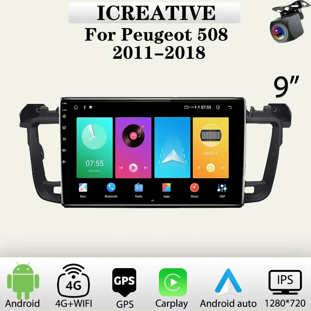 Car Radio Android for Peugeot 508 508SW 2011 2012-2018 Auto Audio Multimedia Video Player Carplay Navigation GPS 2din Car Stereo
Car Radio Android for Peugeot 508 508SW 2011 2012-2018 Auto Audio Multimedia Video Player Carplay Navigation GPS 2din Car Stereo