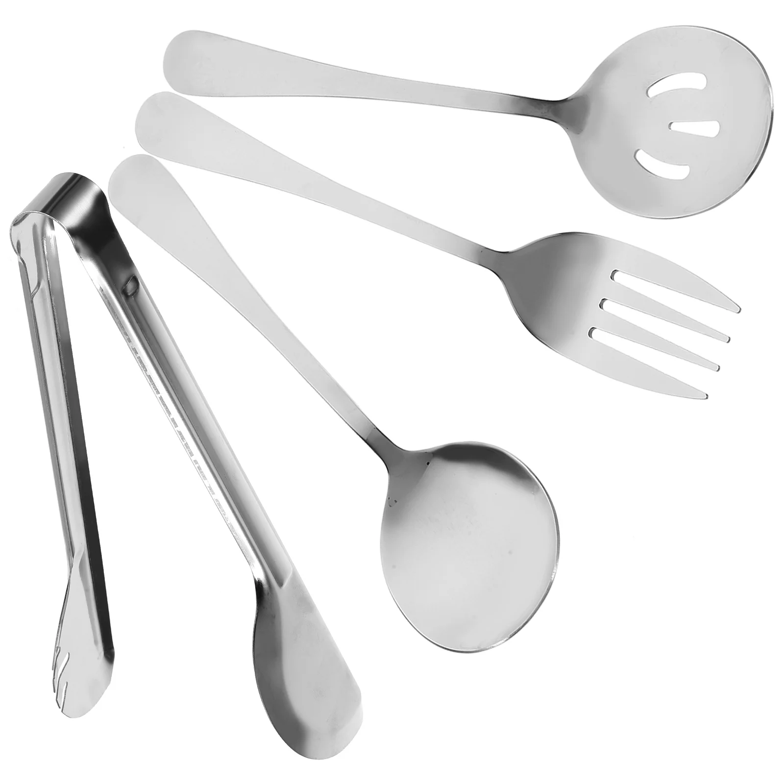 Tong Public Spoon Fork Kit Safe Portable Lightweight Reusable Stainless Steel Set Practical
Tong Public Spoon Fork Kit Safe Portable Lightweight Reusable Stainless Steel Set Practical