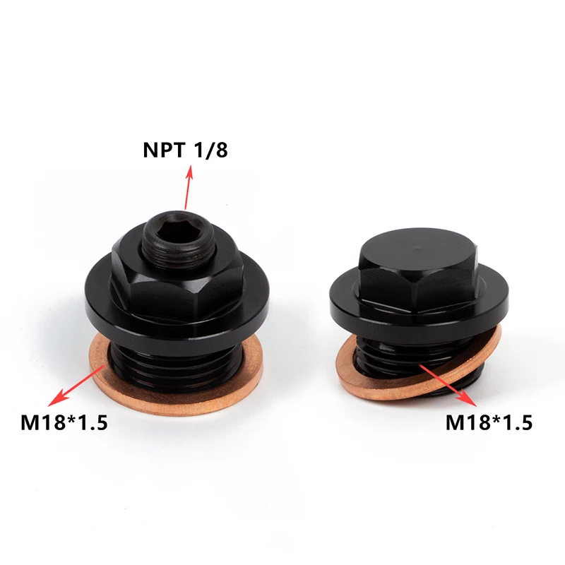 - Auto Universal Oil Pressure Gauge Sensor Adapter M18X1.5 to 1/8" NPT Conversion Thread Connector Fitting BB-UOA-016
- Auto Universal Oil Pressure Gauge Sensor Adapter M18X1.5 to 1/8" NPT Conversion Thread Connector Fitting BB-UOA-016