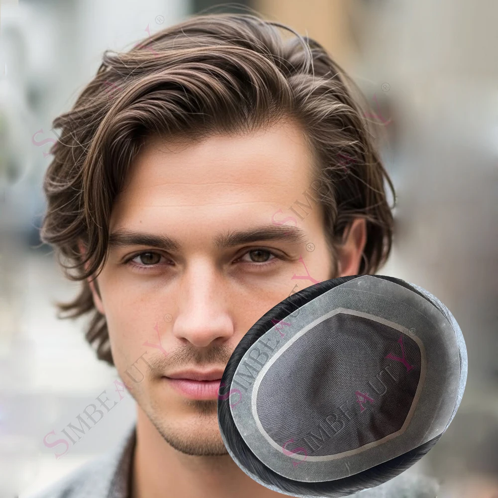European Brown Human Hair Cheapest Male Toupee for Baldness Capillary Prosthesis Mono&PU Hair Patch Natural Hairline Man's Wigs
European Brown Human Hair Cheapest Male Toupee for Baldness Capillary Prosthesis Mono&PU Hair Patch Natural Hairline Man's Wigs