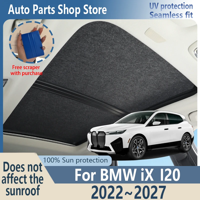 Sun Protection For BMW iX 2022~2027 26 Electrostatic Adsorption Suede Fabric Car Panoramic Sunroof Insulation Roof Visor Anti-UV
Sun Protection For BMW iX 2022~2027 26 Electrostatic Adsorption Suede Fabric Car Panoramic Sunroof Insulation Roof Visor Anti-UV