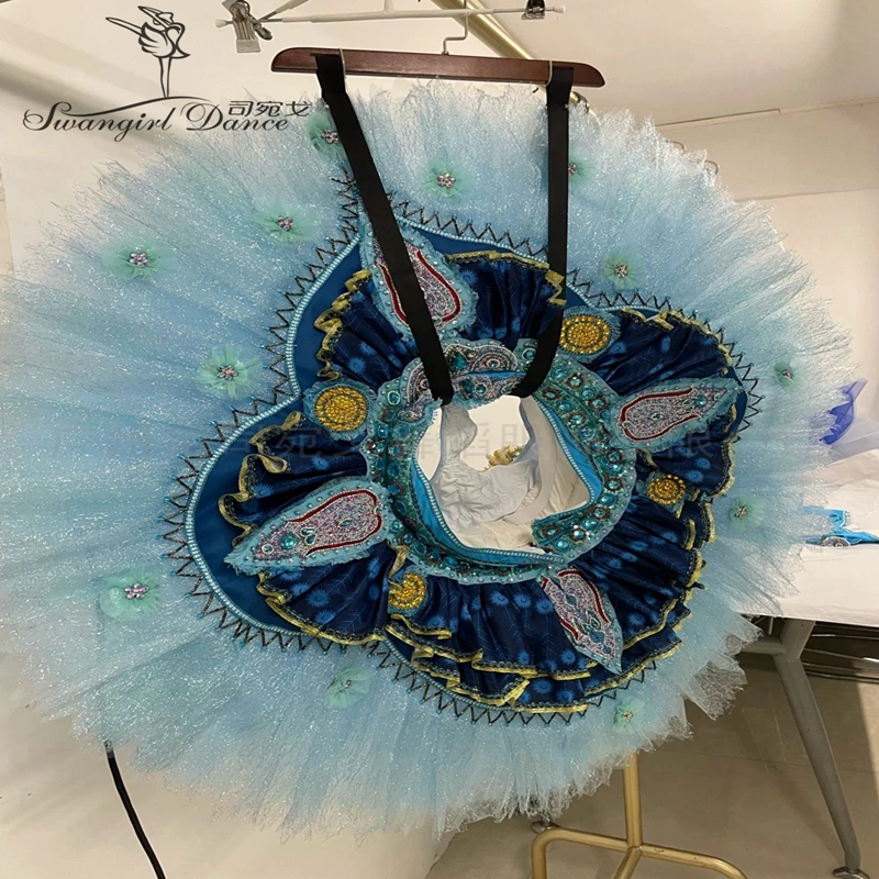 High-end custom Split body Blue Le Corsaire Professional Ballet Tutu classical Dress girls Competition BT4209
High-end custom Split body Blue Le Corsaire Professional Ballet Tutu classical Dress girls Competition BT4209