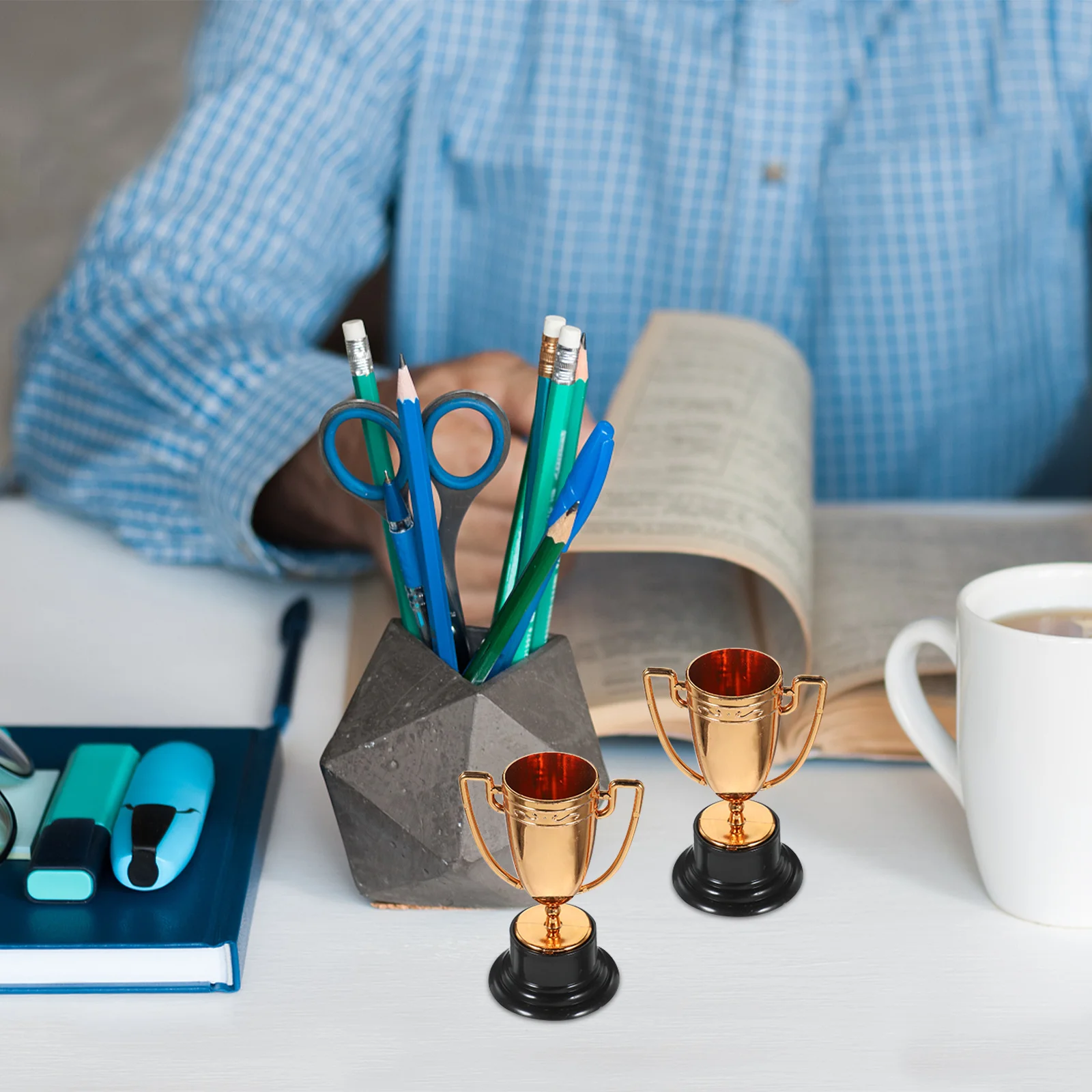 10pcs Mini Trophies for Lightweight Award Decorations Gold Silver Bronze Cup Party Prizes Classroom Rewards Memorabilia
10pcs Mini Trophies for Lightweight Award Decorations Gold Silver Bronze Cup Party Prizes Classroom Rewards Memorabilia