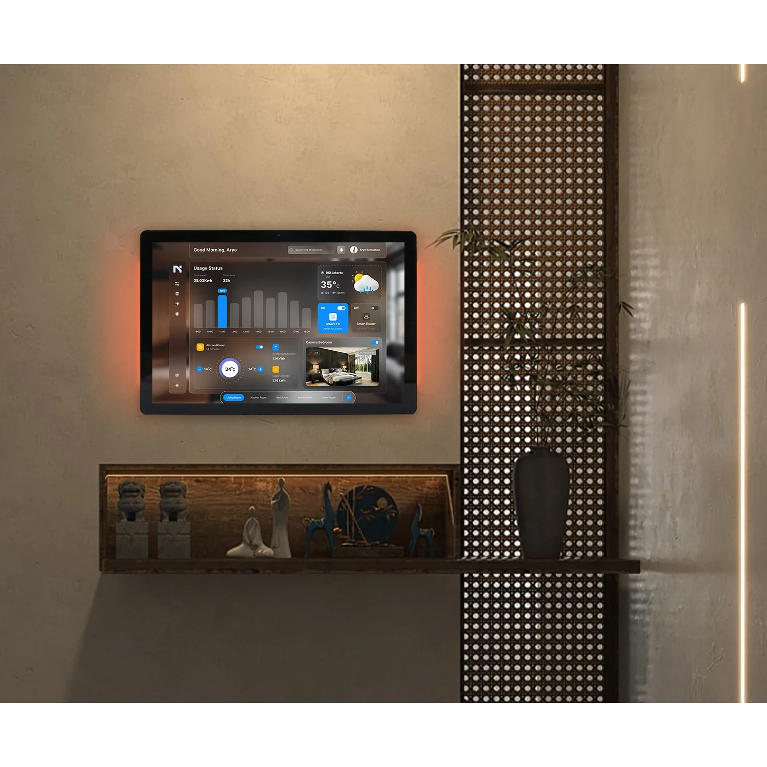 Smart Home Control Panel Android Tablet Wall Mount 10.1/11" MTK G99 Core 4+128GB POE NFC Hotel
Smart Home Control Panel Android Tablet Wall Mount 10.1/11" MTK G99 Core 4+128GB POE NFC Hotel