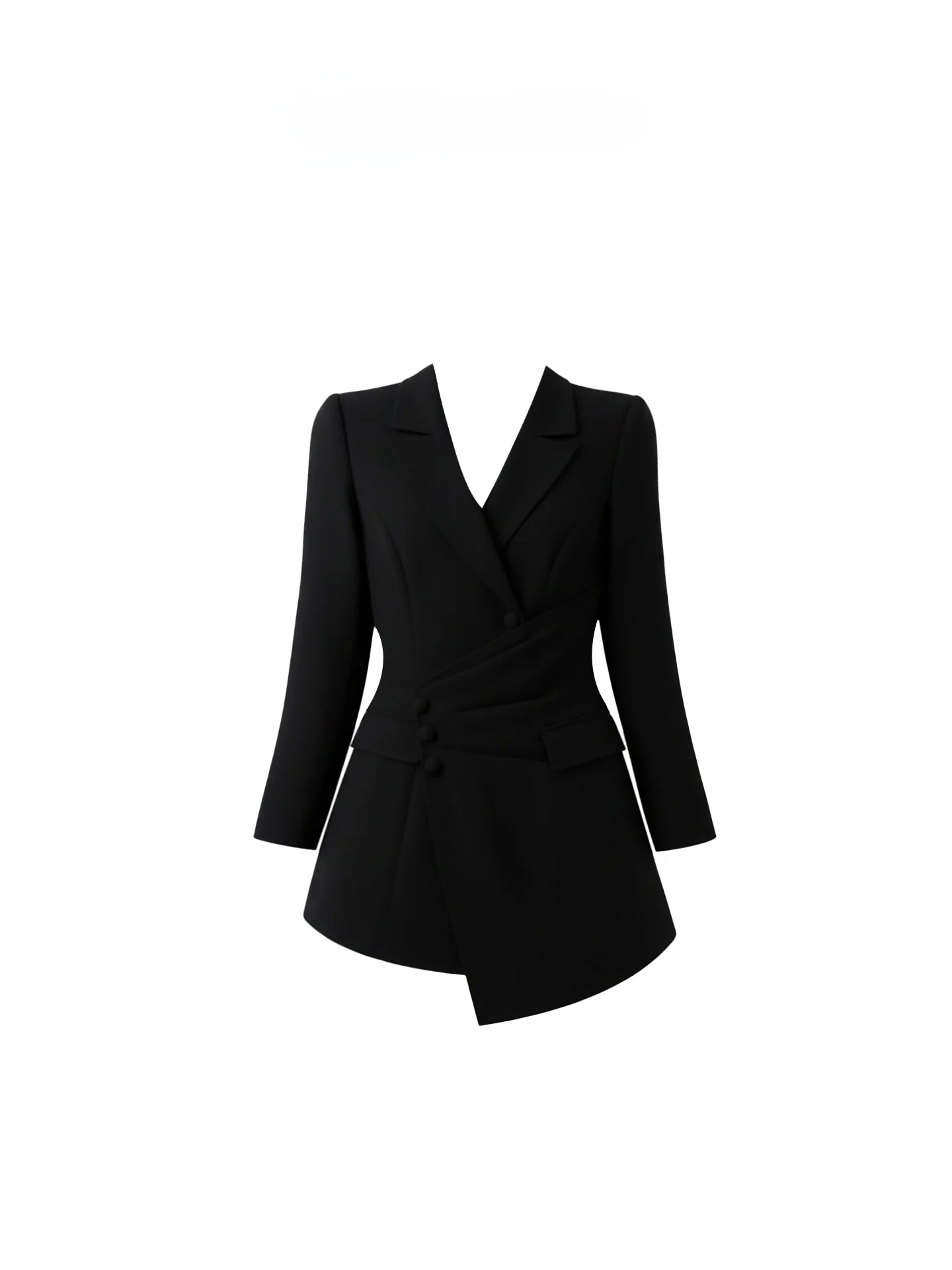 Женская куртка HEZA больших размеров с асимметричным дизайном, приталенная, черная, повседневная, зимняя верхняя одежда, элегантный шик
Женская куртка HEZA больших размеров с асимметричным дизайном, приталенная, черная, повседневная, зимняя верхняя одежда, элегантный шик