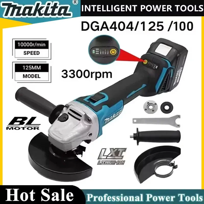 Аккумуляторная угловая шлифовальная машина Makita DGA404 с бесщеточным двигателем, для полировки и резки, совместима с аккумуляторами 18В, 125/100 мм
Аккумуляторная угловая шлифовальная машина Makita DGA404 с бесщеточным двигателем, для полировки и резки, совместима с аккумуляторами 18В, 125/100 мм