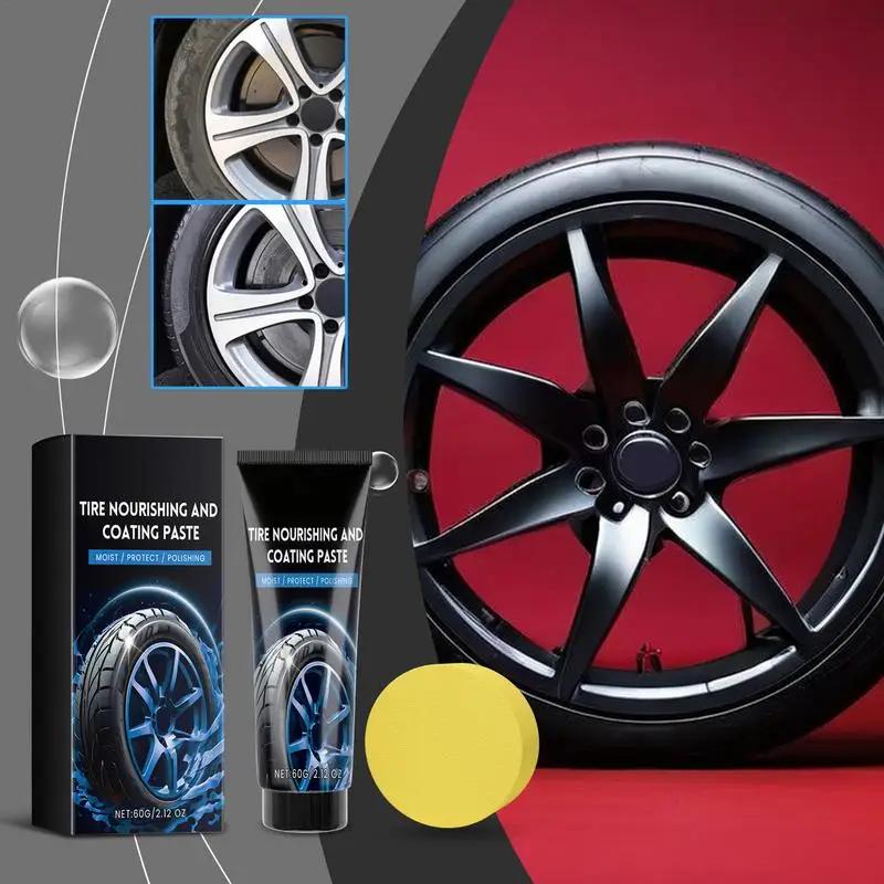 Tire Coating Wax 60ml UV Protection Car Tire Dressing Coating Paste Quick Drying Tyre Polish Paste For Long-Lasting Shine For
Tire Coating Wax 60ml UV Protection Car Tire Dressing Coating Paste Quick Drying Tyre Polish Paste For Long-Lasting Shine For