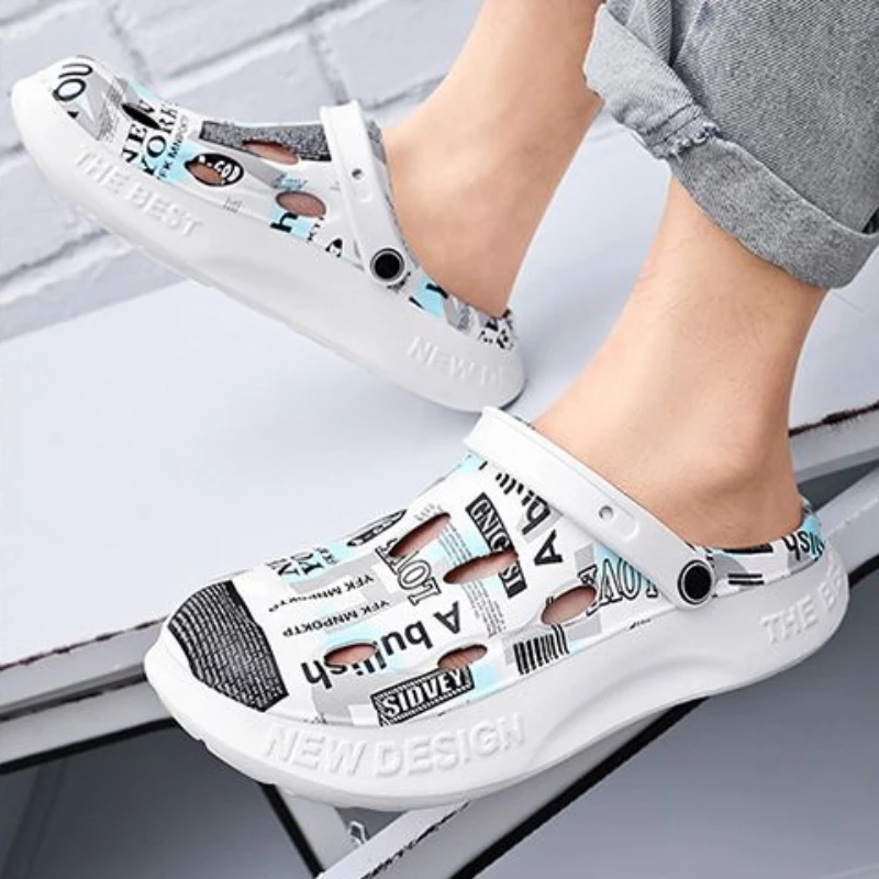 Slip-resistant Platform Slippers for Men Beach Sandals Man Casual Cheap Liquidation Rubber Designer Luxury 2024 Style Eva Shoes
Slip-resistant Platform Slippers for Men Beach Sandals Man Casual Cheap Liquidation Rubber Designer Luxury 2024 Style Eva Shoes