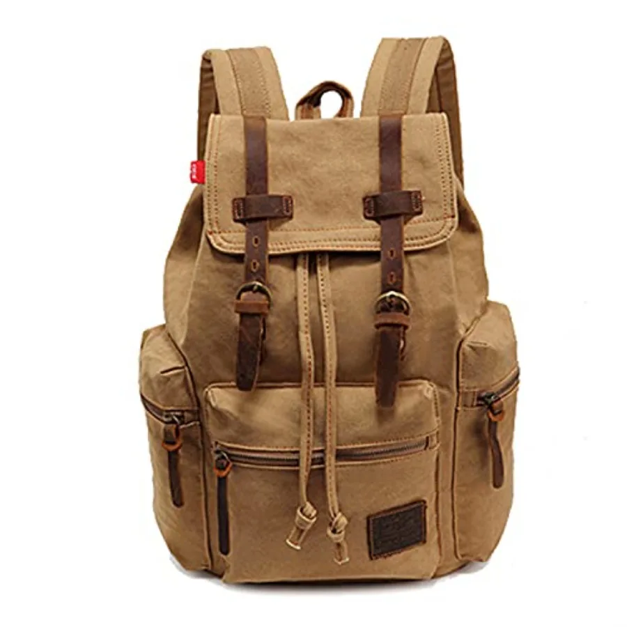 High Capacity Canvas Vintage Backpack - for School Travel 12-15" Laptop Backapcks for Men Casual Daypacks Rucksack M
High Capacity Canvas Vintage Backpack - for School Travel 12-15" Laptop Backapcks for Men Casual Daypacks Rucksack M