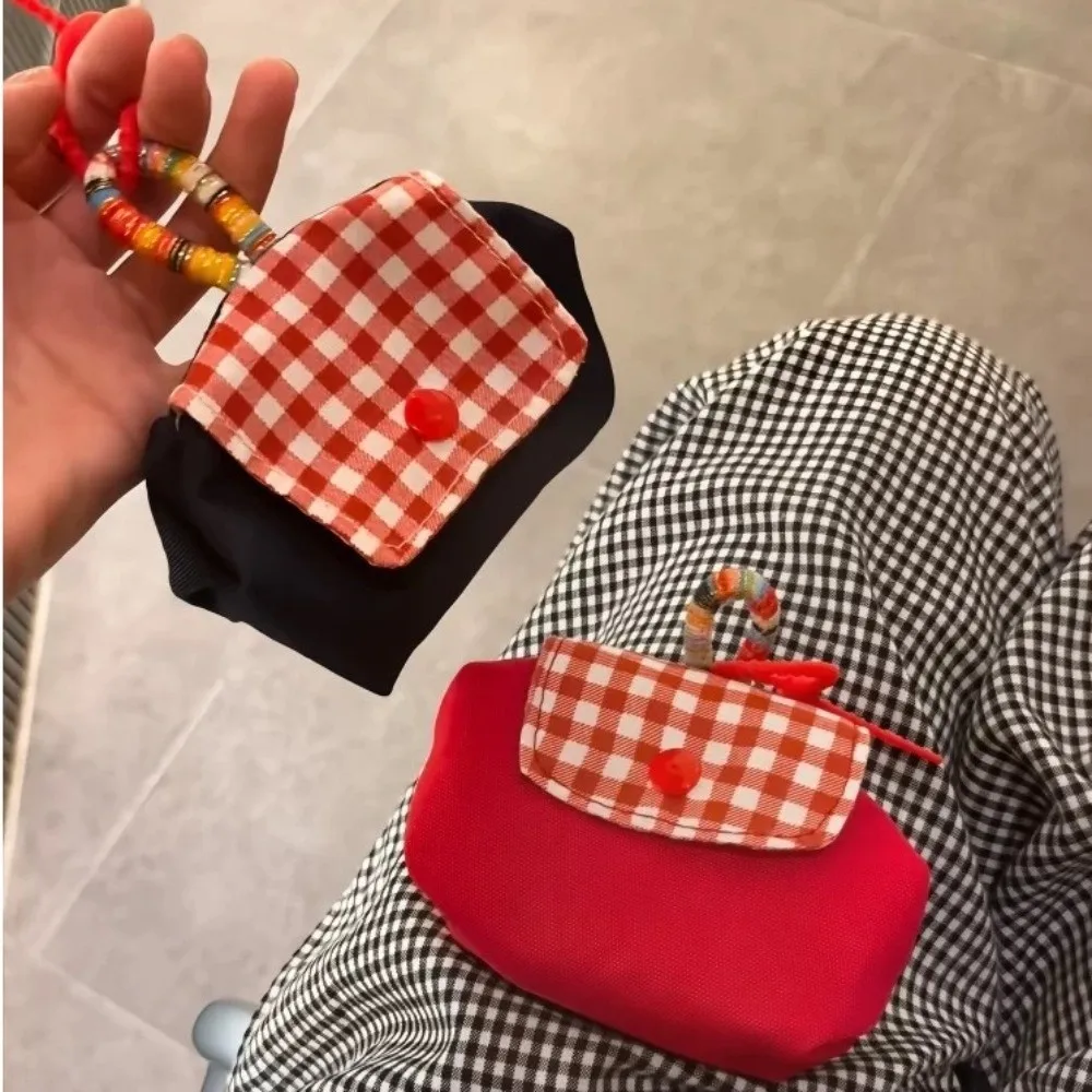 Cute Canvas Plaid Storage Bag Zipper Keychain Ethnic Style Coin Purse Hanging Korean Style Small Cosmetic Bag Ladies
Cute Canvas Plaid Storage Bag Zipper Keychain Ethnic Style Coin Purse Hanging Korean Style Small Cosmetic Bag Ladies