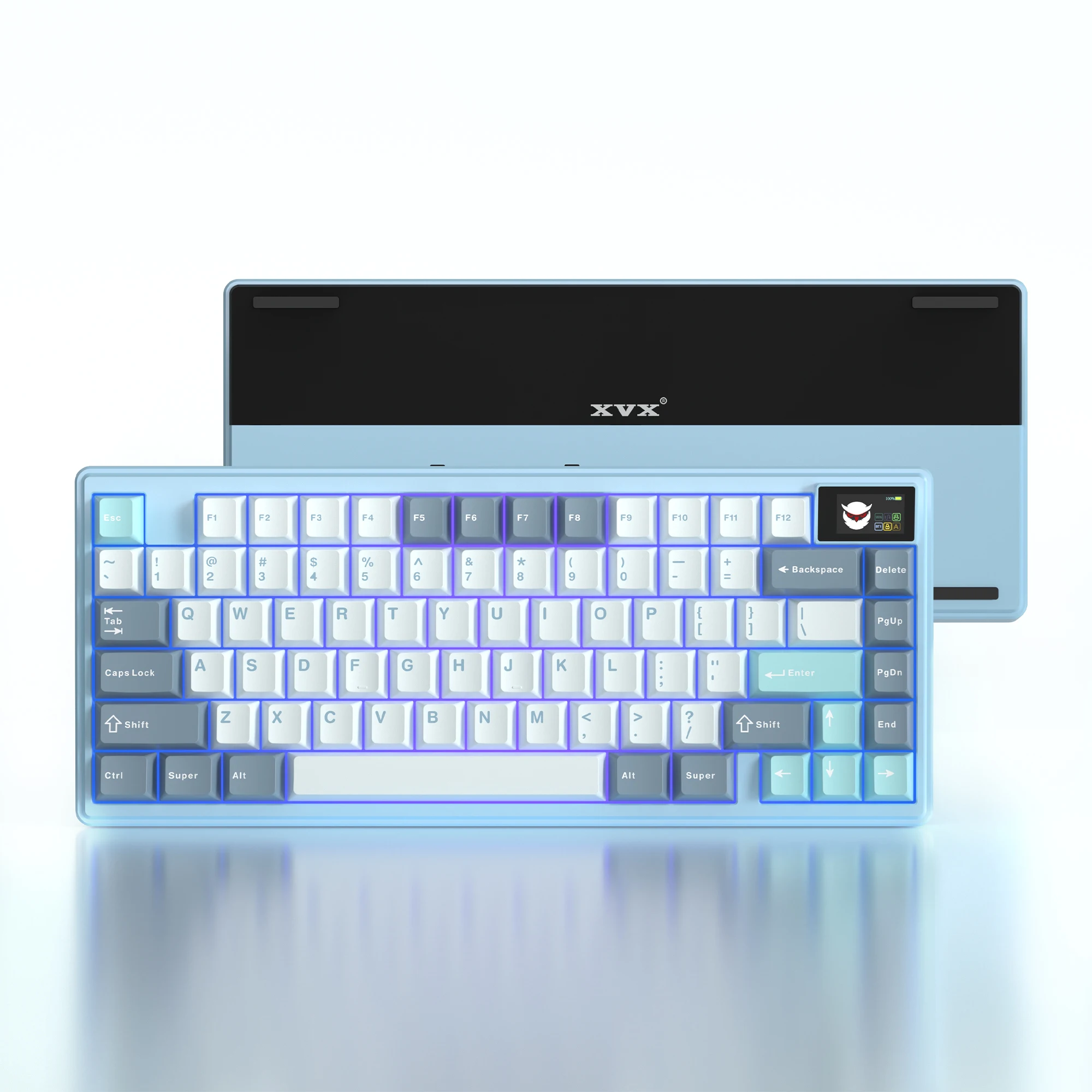 XVX K75 Pro 75% CNC Aluminum Wireless Mechanical Keyboard Gasket Designed Blue Hot-Swappable Keyboard Three Mode Connection
XVX K75 Pro 75% CNC Aluminum Wireless Mechanical Keyboard Gasket Designed Blue Hot-Swappable Keyboard Three Mode Connection