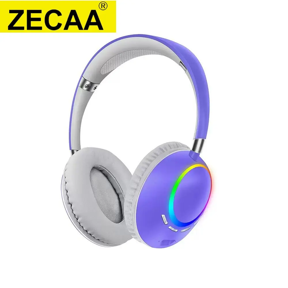 ZECAA Foldable ANC Bluetooth Wireless Bass Headphone 5.4 Head On Earphones HiFi Sound Headphone ANC Headphone With Led Light
ZECAA Foldable ANC Bluetooth Wireless Bass Headphone 5.4 Head On Earphones HiFi Sound Headphone ANC Headphone With Led Light