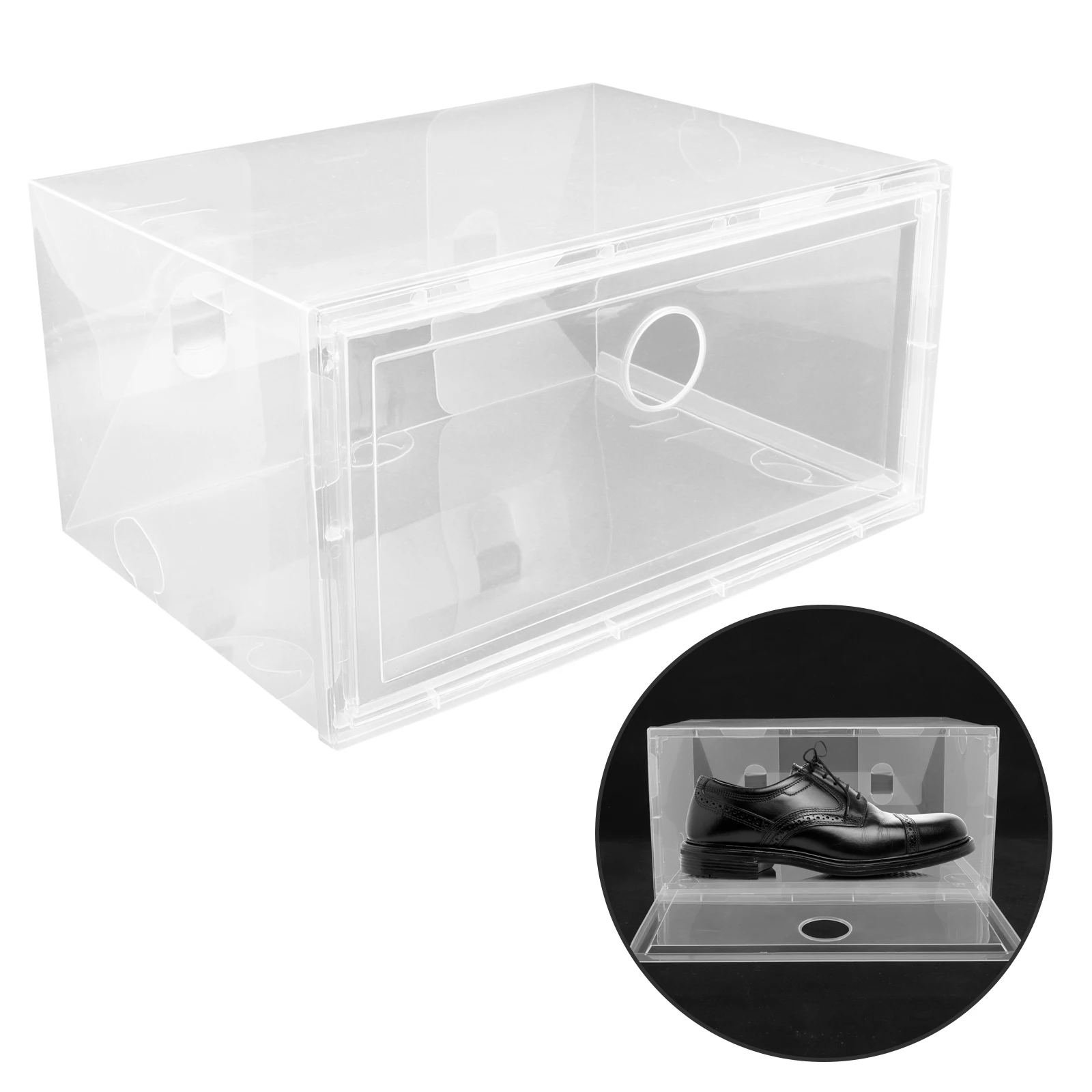 1pc Transparent Shoe Box Stackable Plastic Storage Box Household Shoe Organizer For Sneakers Slippers Dustproof Home Office Use
1pc Transparent Shoe Box Stackable Plastic Storage Box Household Shoe Organizer For Sneakers Slippers Dustproof Home Office Use