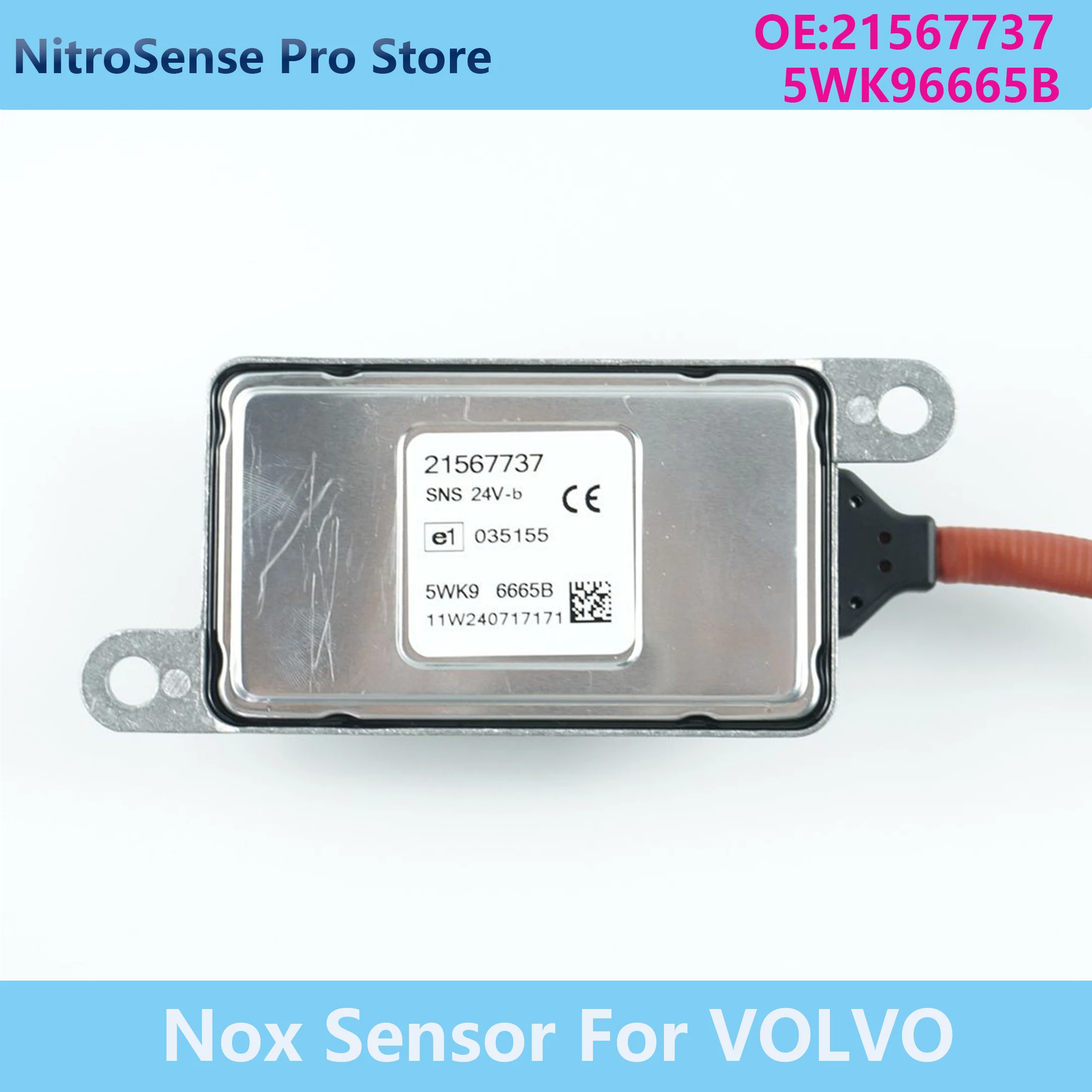 21567737 Nitrogen Oxide Sensor For Volvo Truck EURO6 FH4 FM4 Renault 5WK96665B 5WK9 6665B Nox Sensor
21567737 Nitrogen Oxide Sensor For Volvo Truck EURO6 FH4 FM4 Renault 5WK96665B 5WK9 6665B Nox Sensor