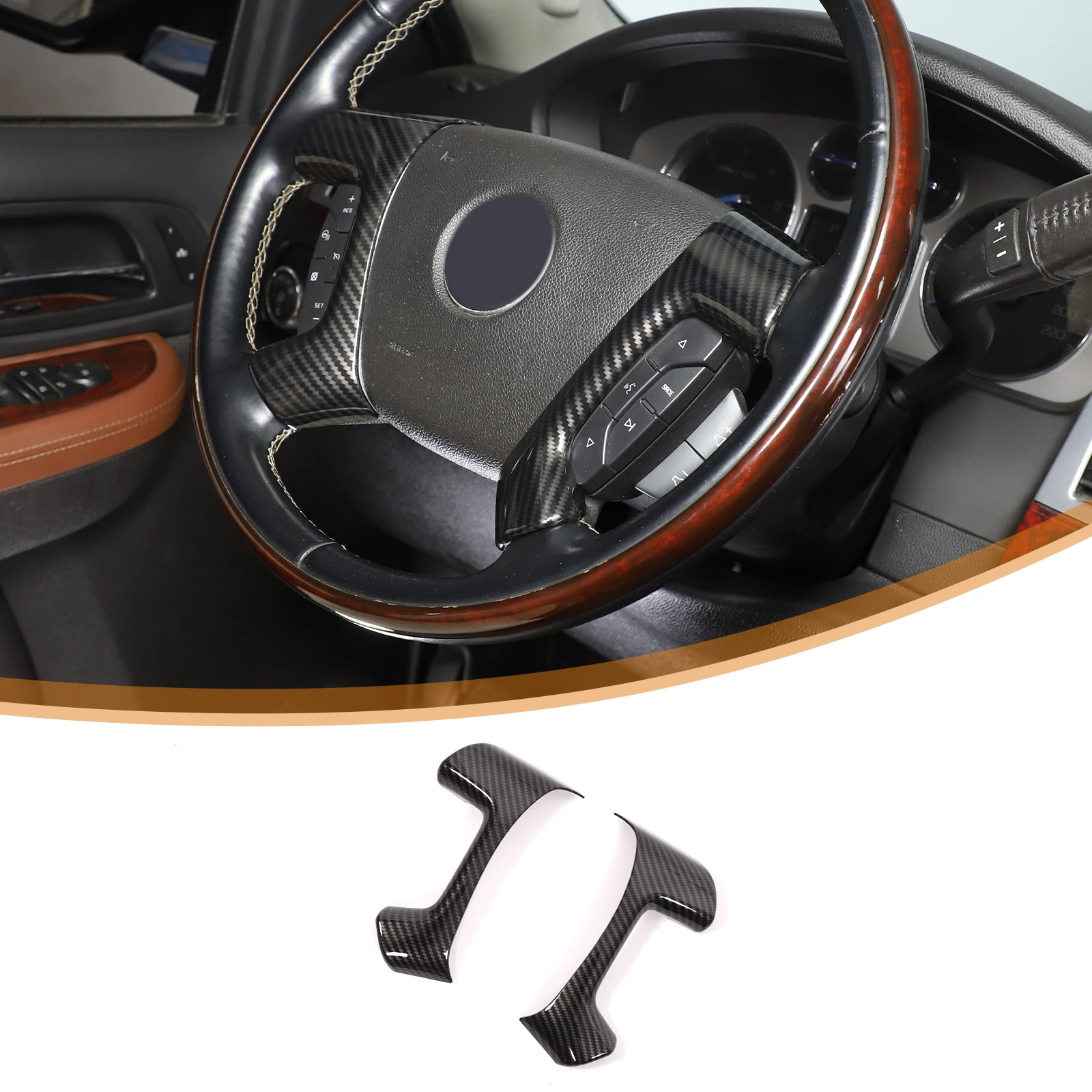 Cadillac Escalade 2007-2014 Automotive Interior Modification Accessories Steering Wheel Frame ABS Carbon Fiber Pattern
Cadillac Escalade 2007-2014 Automotive Interior Modification Accessories Steering Wheel Frame ABS Carbon Fiber Pattern