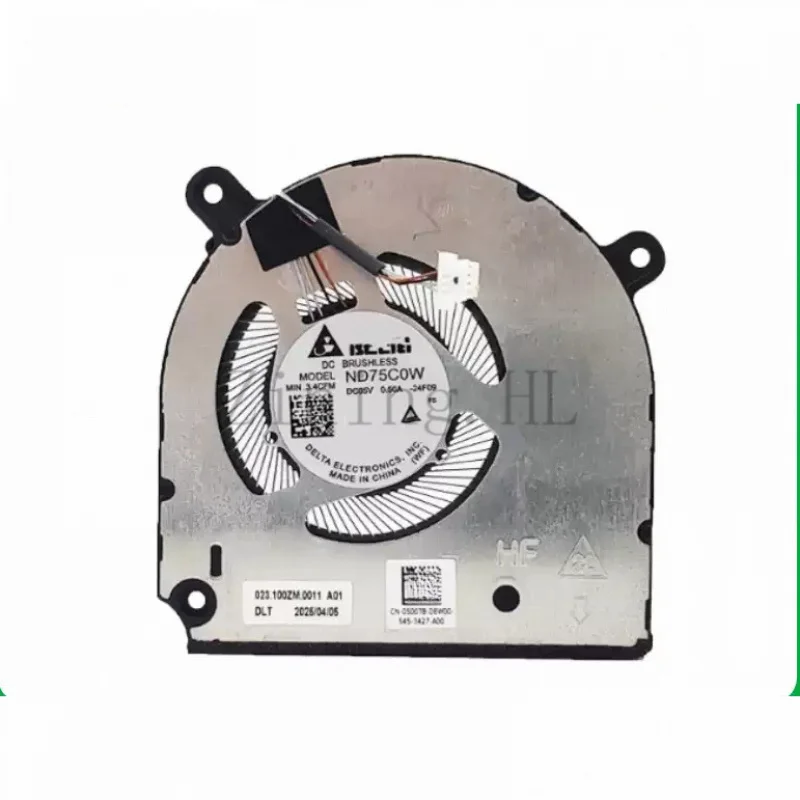 Laptop Cooling Fan Cooler for Dell 0500T8 ND75C02 24F09 023.100ZM.0011
Laptop Cooling Fan Cooler for Dell 0500T8 ND75C02 24F09 023.100ZM.0011