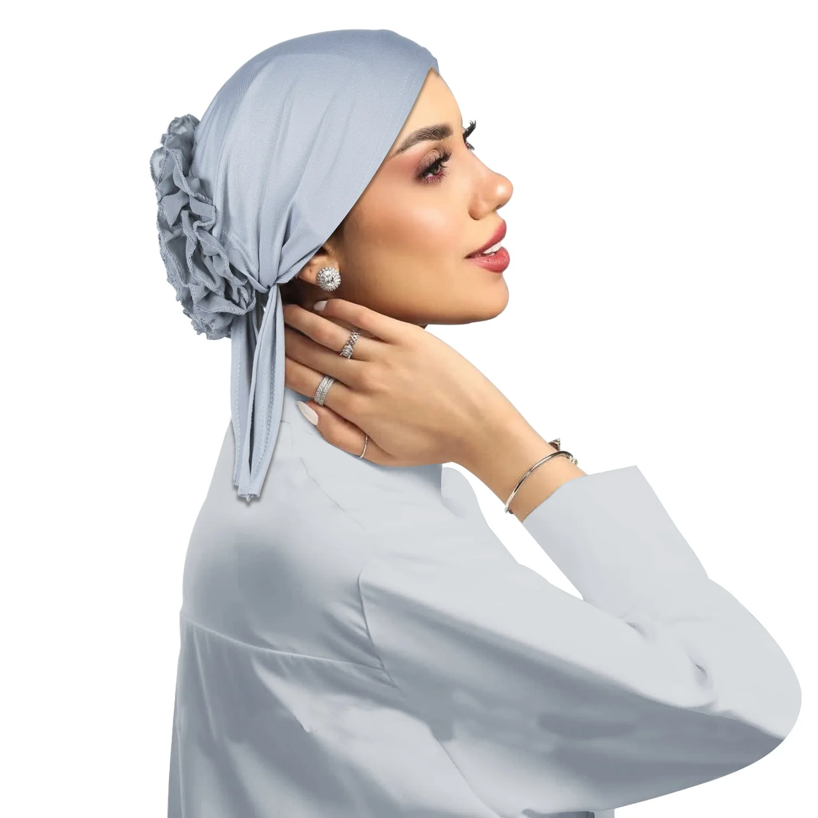 Flower Underscarf Women Muslim Inner Hijab Hat Lace Up Turban Beanies Bandage Headscarf Bonnet Head Wrap Headband Turbante Mujer
Flower Underscarf Women Muslim Inner Hijab Hat Lace Up Turban Beanies Bandage Headscarf Bonnet Head Wrap Headband Turbante Mujer
