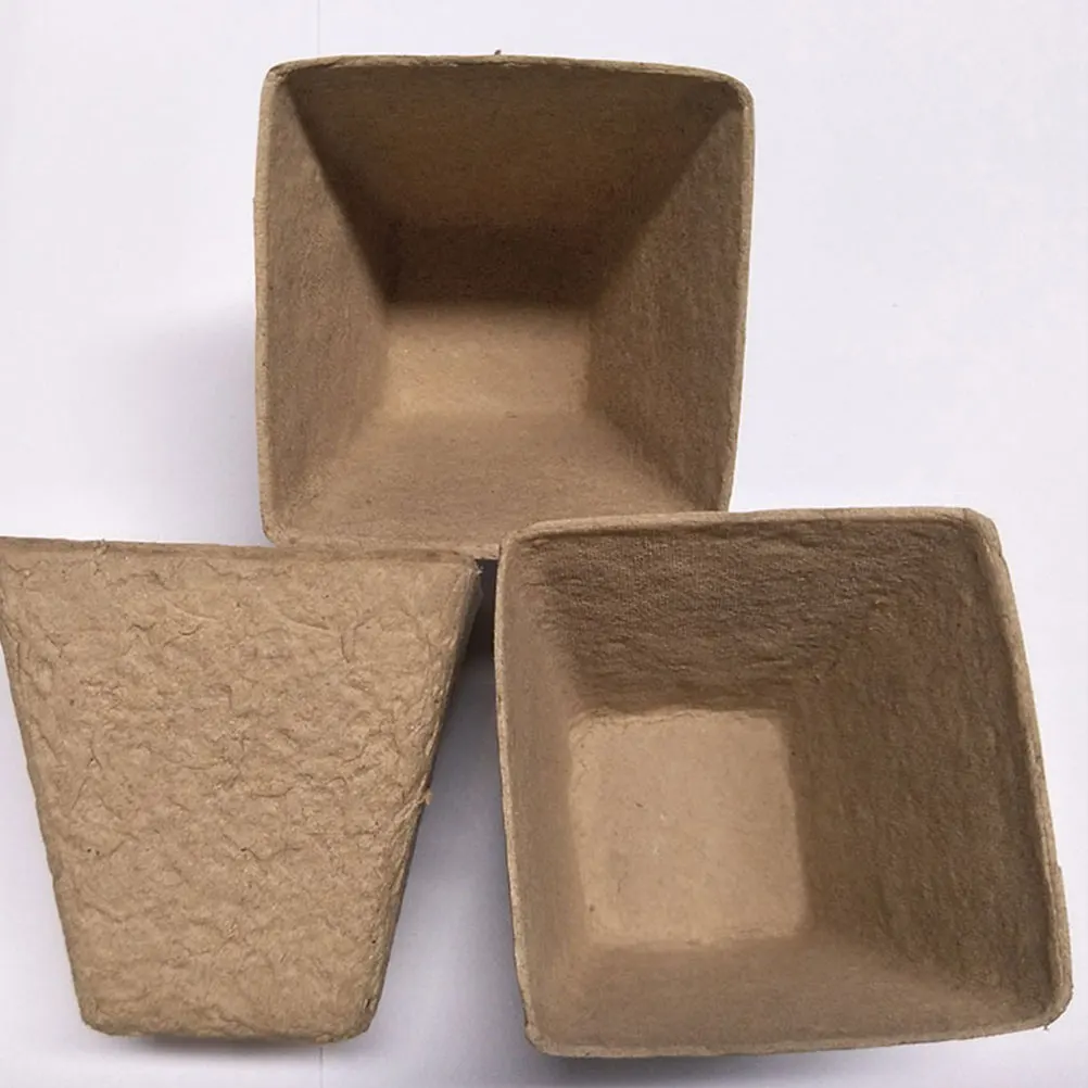100Pcs Biodegradable Seedling Pots Natural Fiber Paper Cultivation Cups for Herb Vegetable Flower Gardening Root Air Pruning
100Pcs Biodegradable Seedling Pots Natural Fiber Paper Cultivation Cups for Herb Vegetable Flower Gardening Root Air Pruning