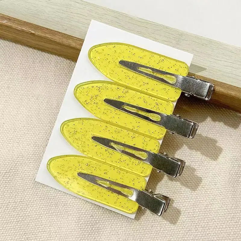 4PCS Candy Color Seamless Hair Clips No Bend Hairpin No Crease Acrylic Barrettes Fixed Hair Clip Makeup Hair Styling Bang Clip
4PCS Candy Color Seamless Hair Clips No Bend Hairpin No Crease Acrylic Barrettes Fixed Hair Clip Makeup Hair Styling Bang Clip
